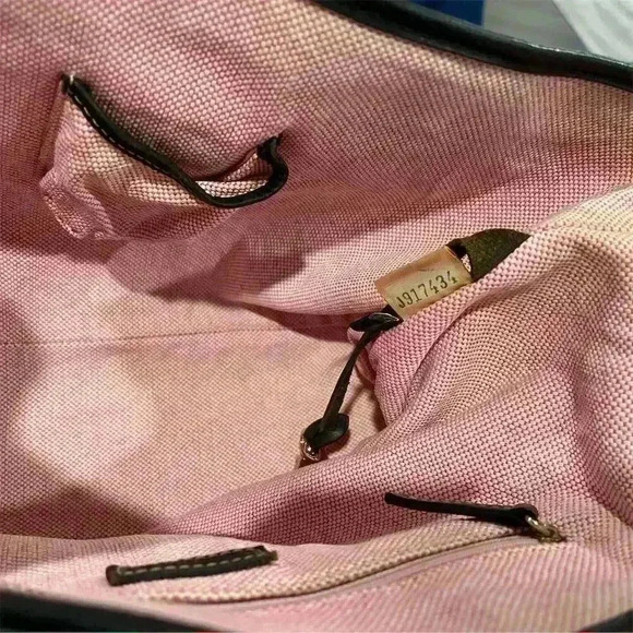 Dooney & Bourke Women's Multicolor DB Monogram Tote Bag Casual - Picture 6 of 10